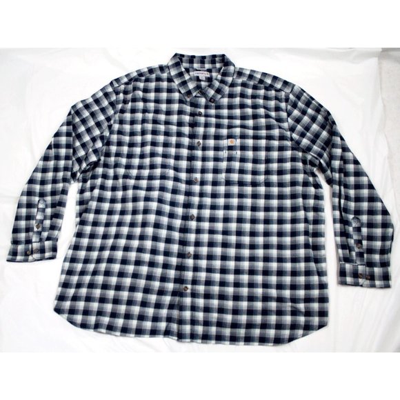 Carhartt Relaxed Fit Mens Long Sleeve Button Down - Picture 3 of 7
